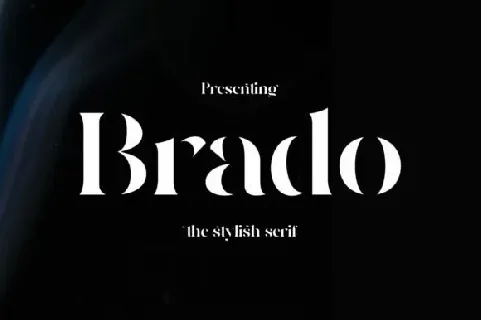 Brado font