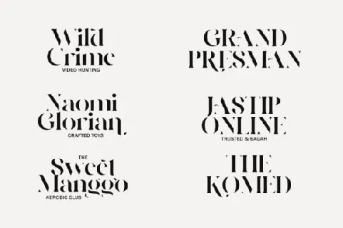 Brado font