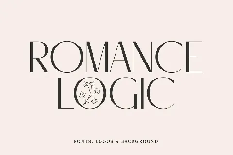 Romance Logic font