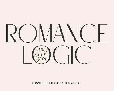 Romance Logic font