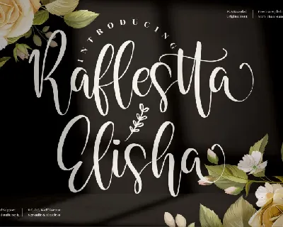 Raflestta Elisha font