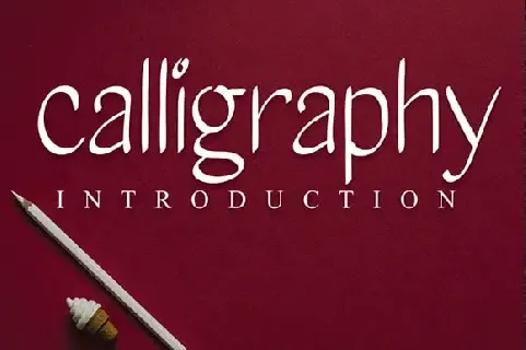 Calligraphy Script font