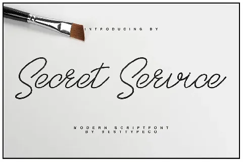 SecretService Script font