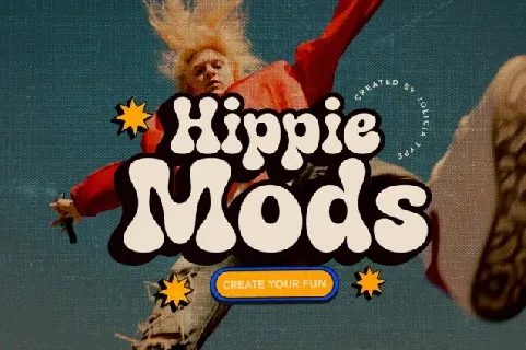 Hippie Mods font