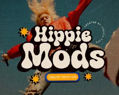 Hippie Mods font