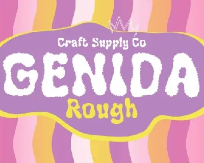 Genida Rough font