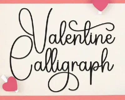 Valentine Calligraph Script font