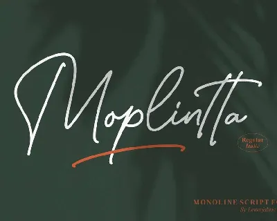 Moplintta font