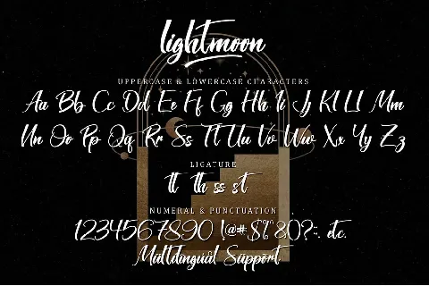 Lightmoon font