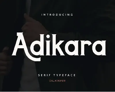 AdikaraDemo font