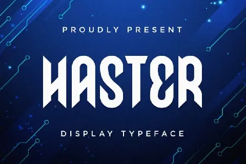 Haster font