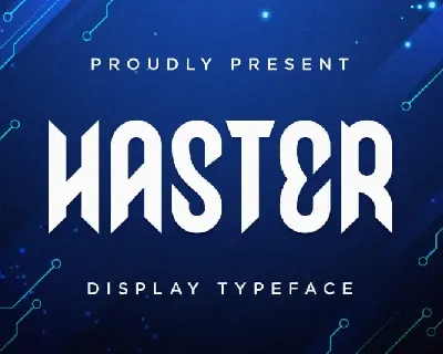 Haster font