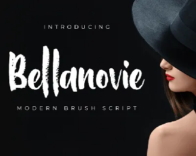 Bellanovie Brush font