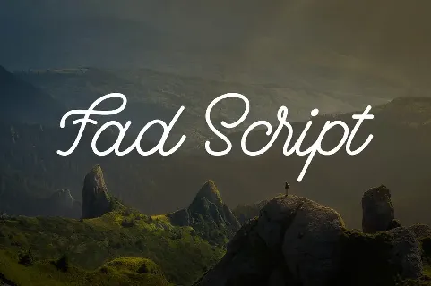 Fad Script font