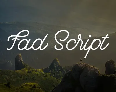 Fad Script font