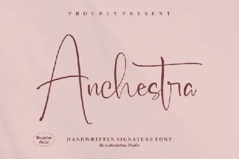 Anchestra font