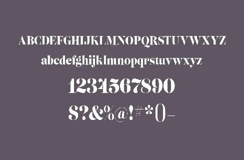 Lust Slim Family font