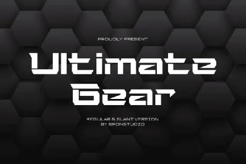 Ultimate Gear font