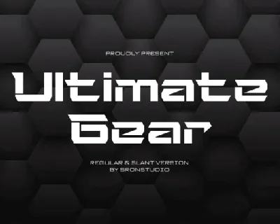 Ultimate Gear font