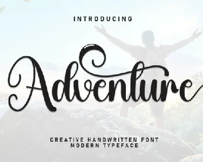 Adventure Calligraphy font