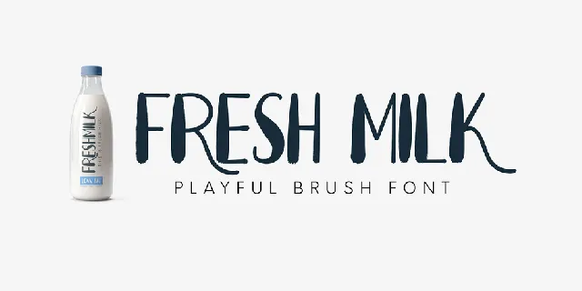 Fresh Milk_DEMO font