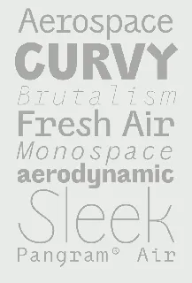 Air Family font