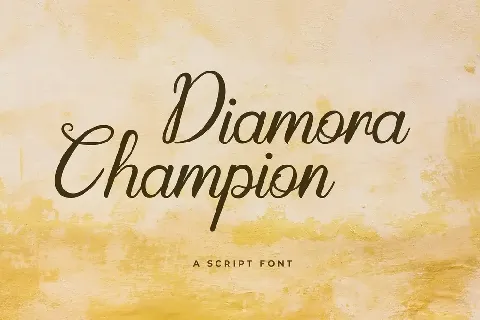 Diamora Champion font