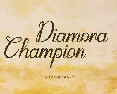 Diamora Champion font