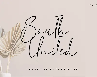 South United Handwritten font