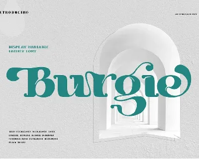 Burgie font