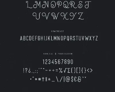 Heubeul Typeface font