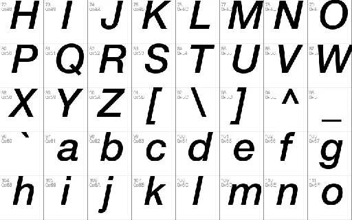 Neue Helvetica font