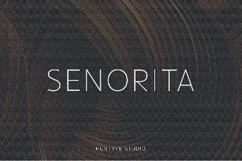 Senorita font