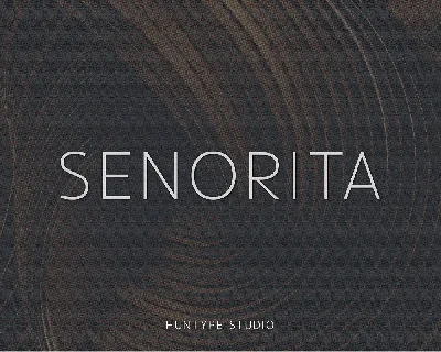 Senorita font