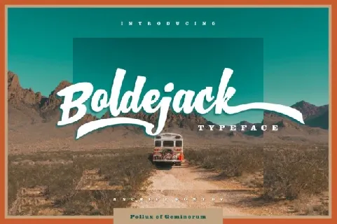 Boldejack font