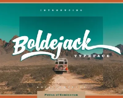 Boldejack font