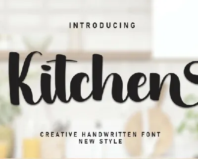 Kitchen Script font