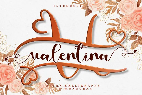 Love Valentina font