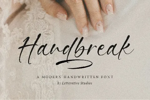 Handbreak font