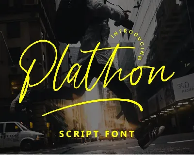 Plathon font