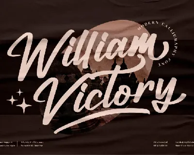 William Victory font