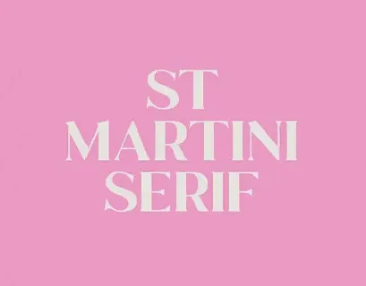 St Martini Serif font