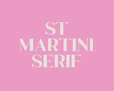 St Martini Serif font