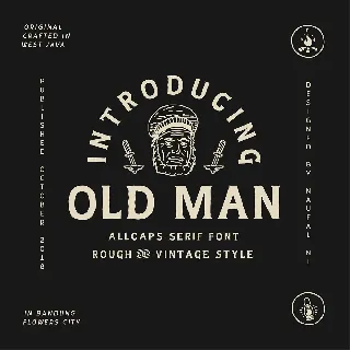 Old Man Typeface font