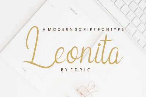 Leonita Calligraphy font