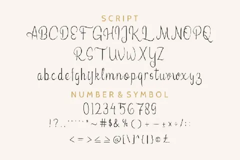 Leonita Calligraphy font