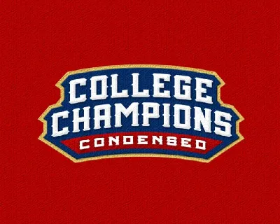 College Championship font