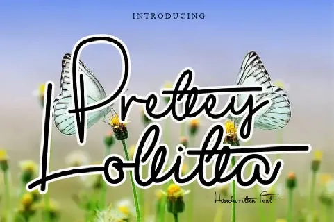 Pretty Lollitta font