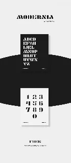 Modernia Typeface font