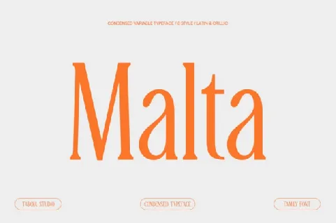 TBJ Malta font